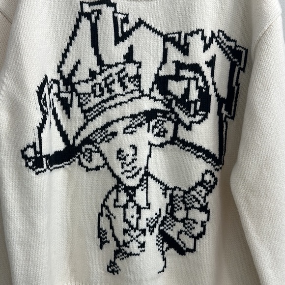 NWT Off-White Logo Intarsia Long-Sleeved Jumper - Picture 7 of 17